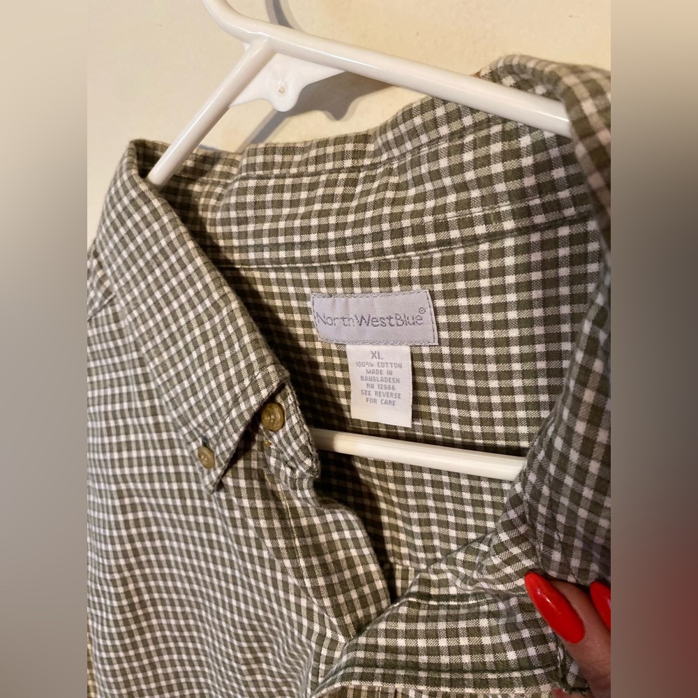 North West Blue button down